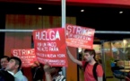 Huelga en restaurantes de cómida rápida de Nueva York por bajos salarios