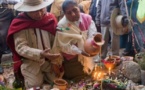 Mundo andino boliviano se sumerge en ofrendas a la "Madre-Tierra"