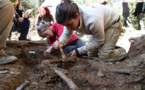 Funerales de las 129 víctimas del franquismo exhumadas de fosas comunes