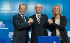 Tusk, Mogherini y Juncker: el triunvirato al frente de Europa