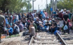 Granadas aturdidoras en Macedonia contra migrantes rumbo a Europa