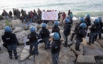 Policía italiana desmantela campamento de migrantes en frontera ítalo-francesa