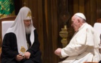 Francisco y Kirill, por el ecumenismo, la familia y contra el terrorismo