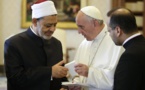 Reunión histórica del papa con el gran imán Ahmed at Tayeb en el Vaticano